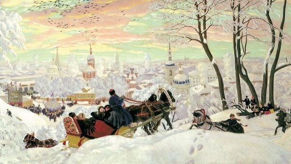 Борис Кустодиев «Масленица», 1916