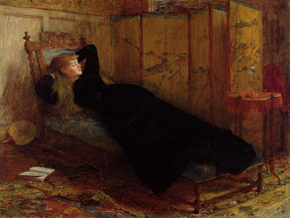 Уильям Кюллер Орчардсон. Приятное безделье. 1872
