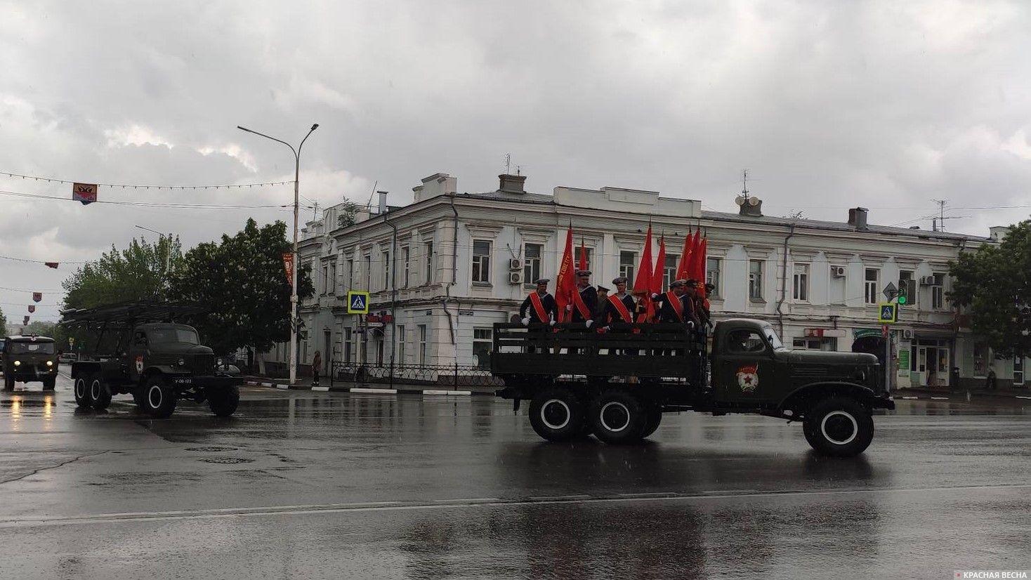 Парад военной техники в Новочеркасске 9 мая 2020