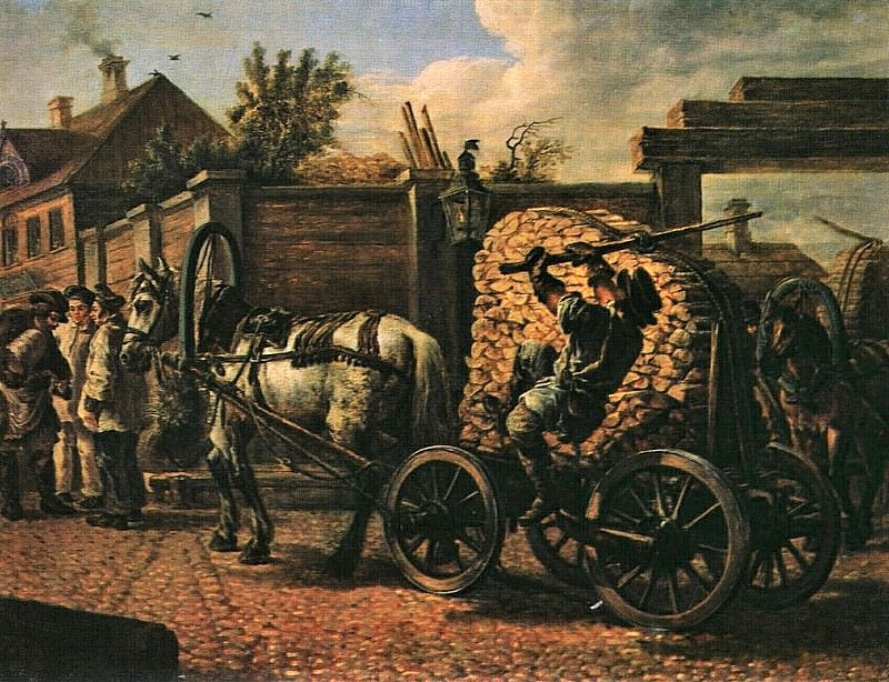 Василий Тропинин. Продавец дров. 1820-е