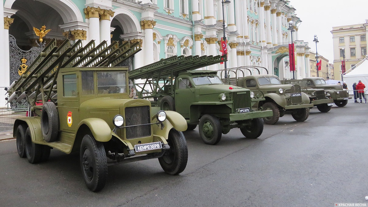 Выставка военной ретротехники Ленрезерва