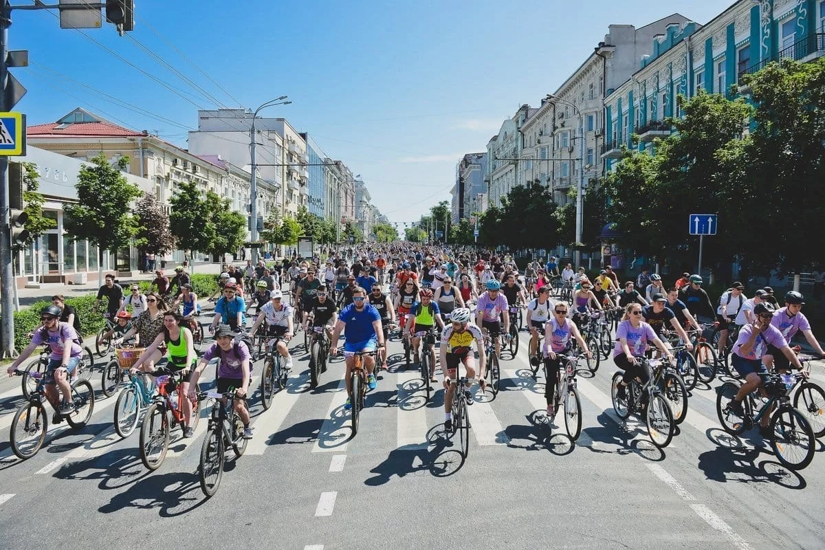 Велопарад в Ростове-на-Дону