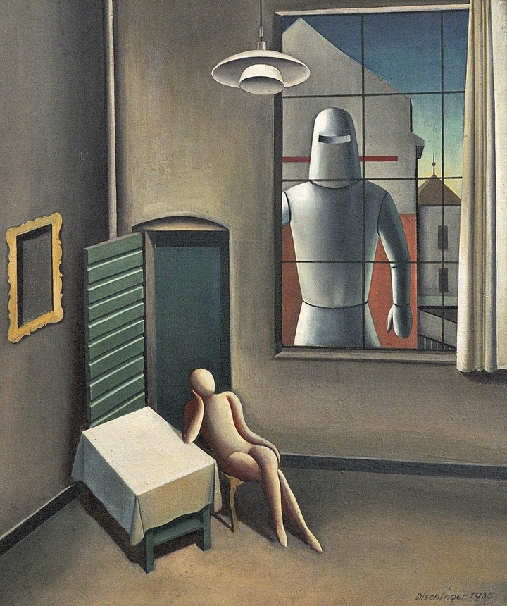 Рудольф Дишингер. Угроза. 1935
