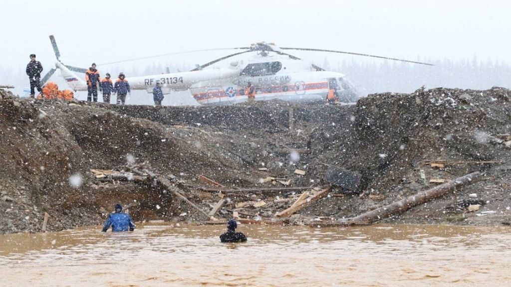 Поисково-спасательная операция МЧС в Курагинском районе Красноярского края в 2019 году