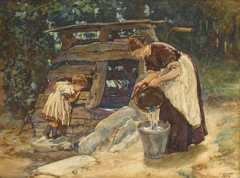 Эндрю Смол. У колодца. 1876