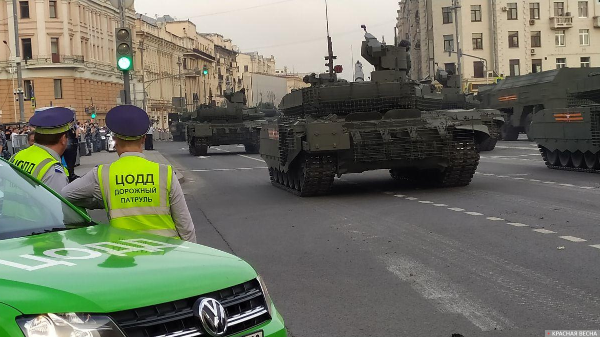 Репетиция парада Победы в Москве