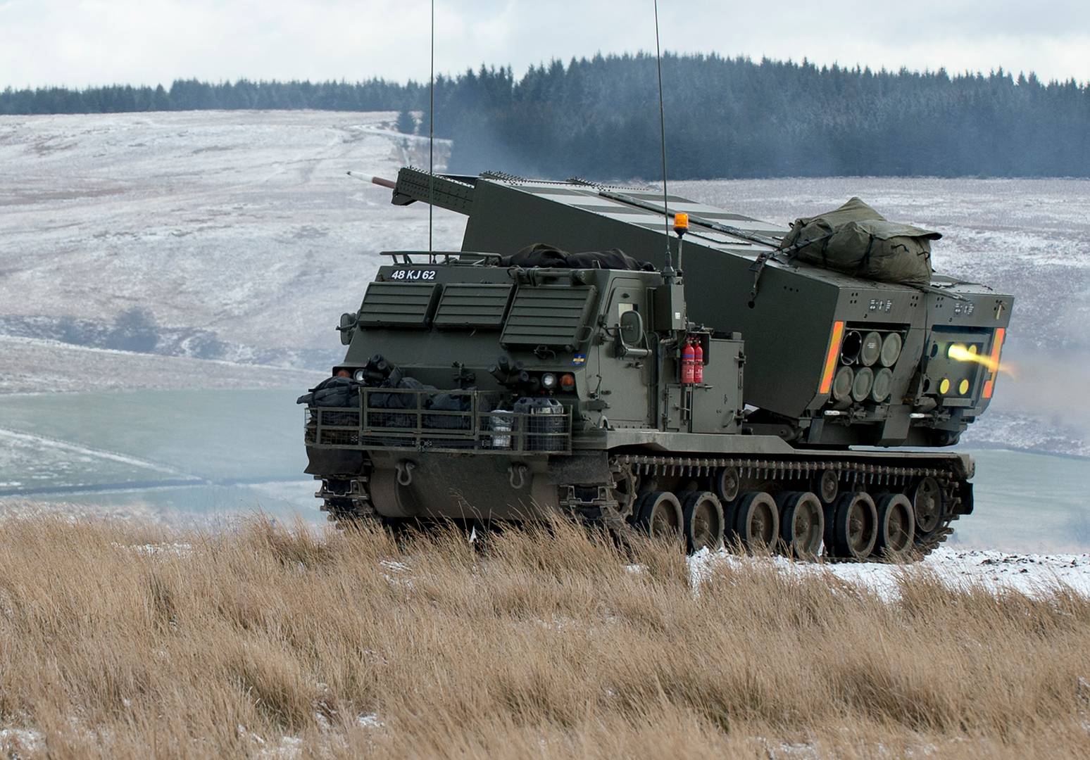 Британская РСЗО M270 MLRS