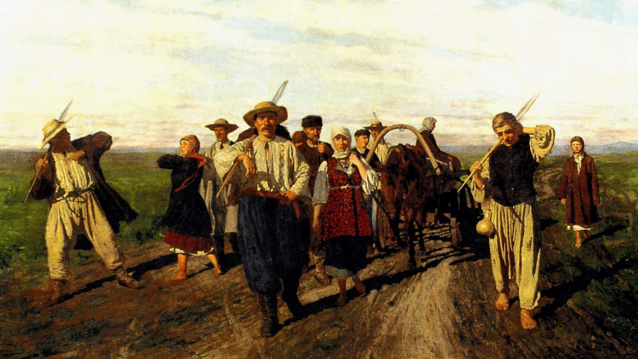 Николай Кузнецов. На заработки. 1882