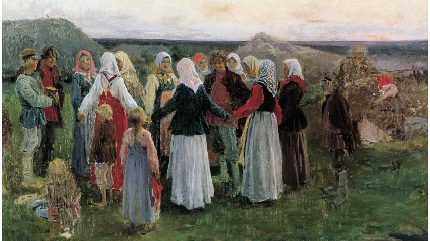 Алексей Степанов. Хоровод. нач. 1890-х