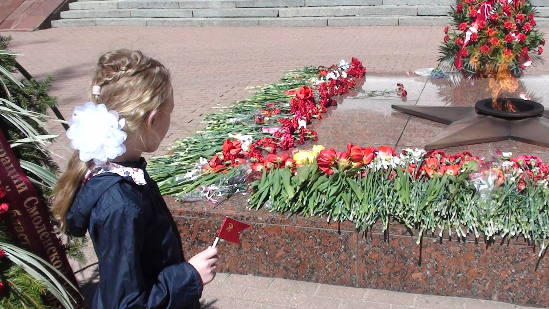 У Вечного огня. Смоленск