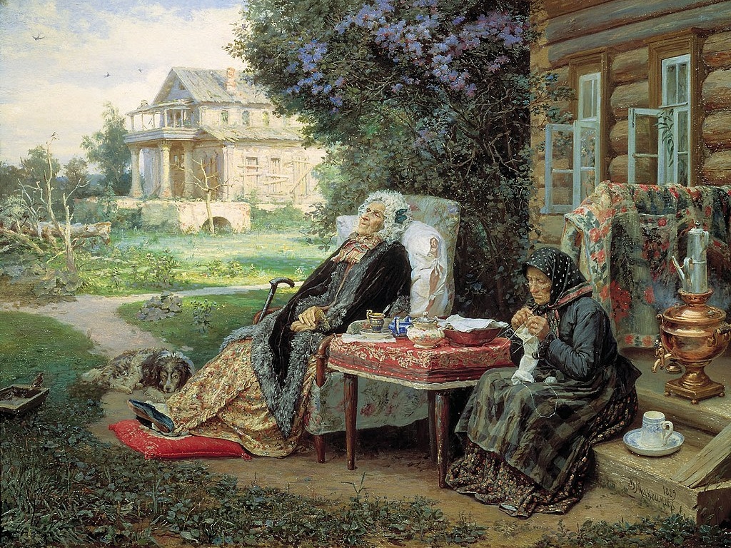 Василий Максимов. Всё в прошлом. 1889