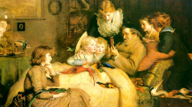 Джон Э́веретт Милл. Семья. 1885