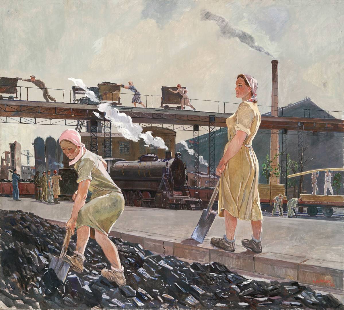 Александр Дейнека. Донбасс. 1947