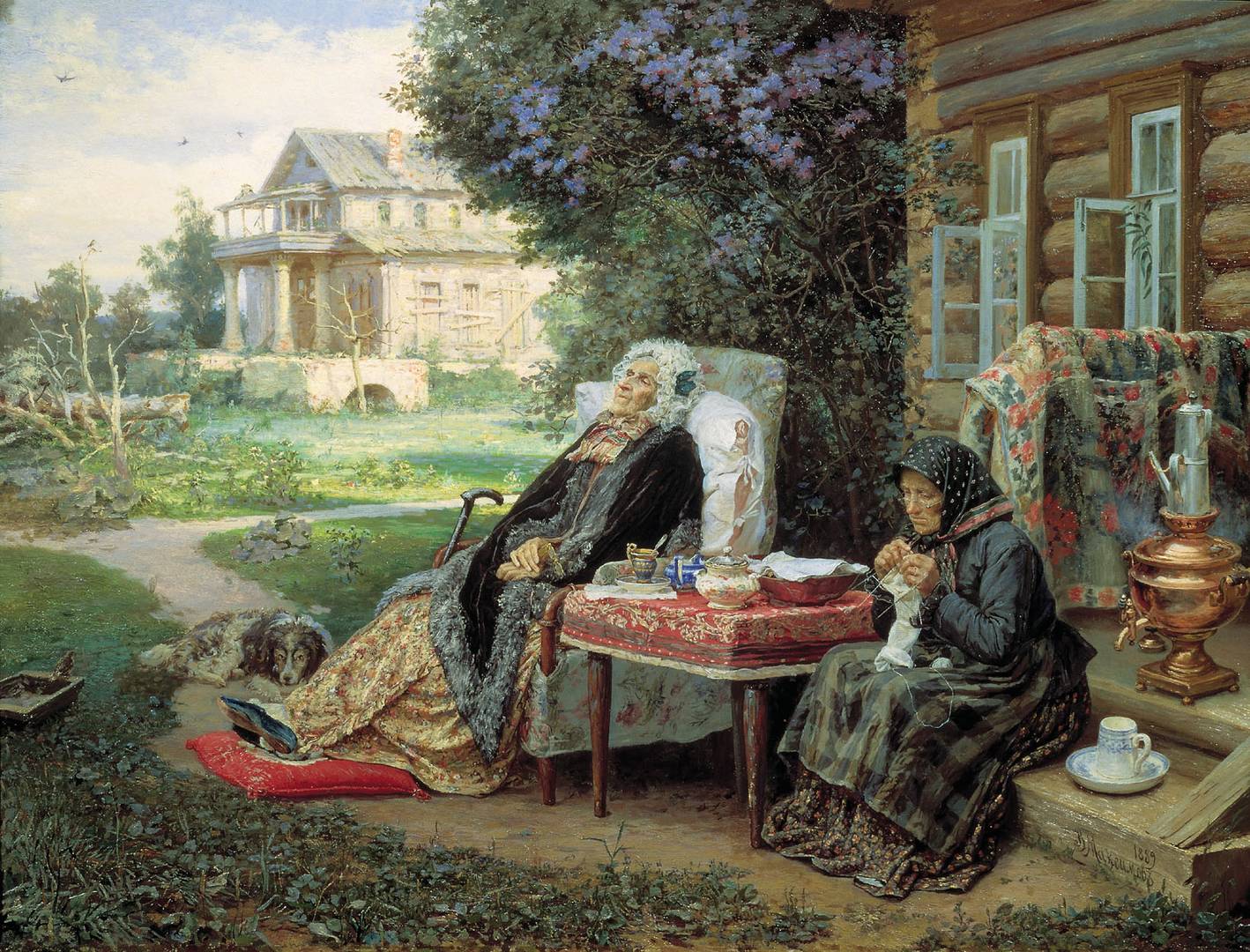 Василий Максимов. Всё в прошлом. 1889
