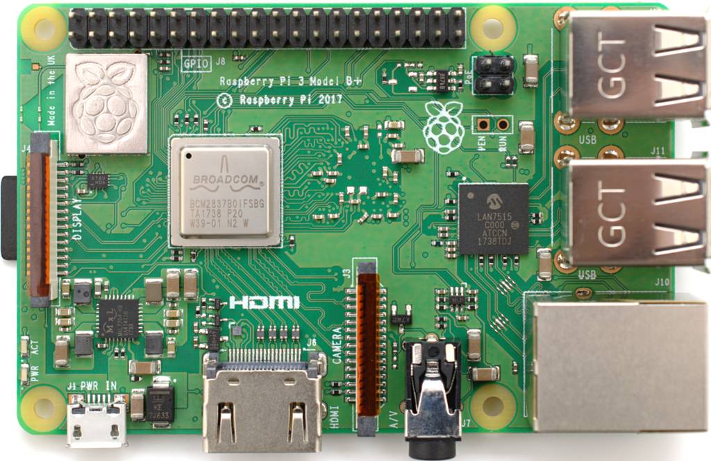 Микрокомпьютер Raspberry Pi 3B