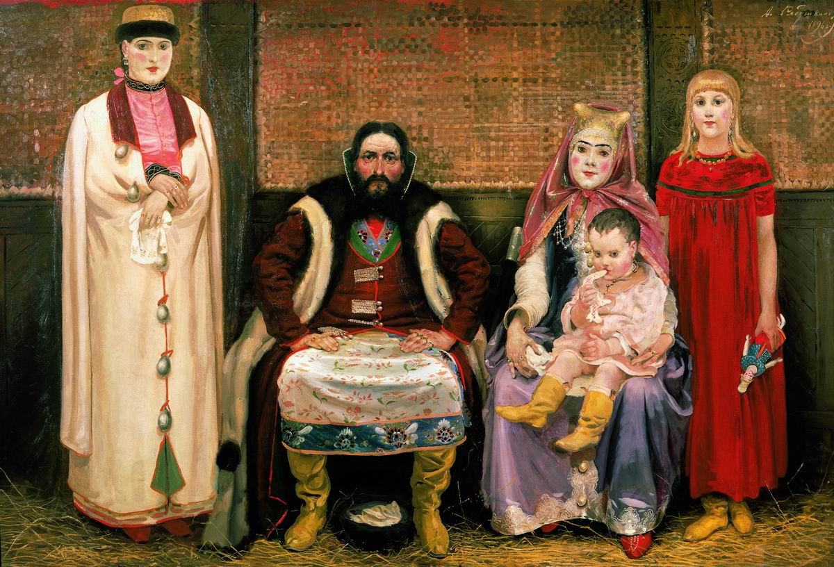 Андрей Рябушкин. Семья купца в XVII веке. 1896