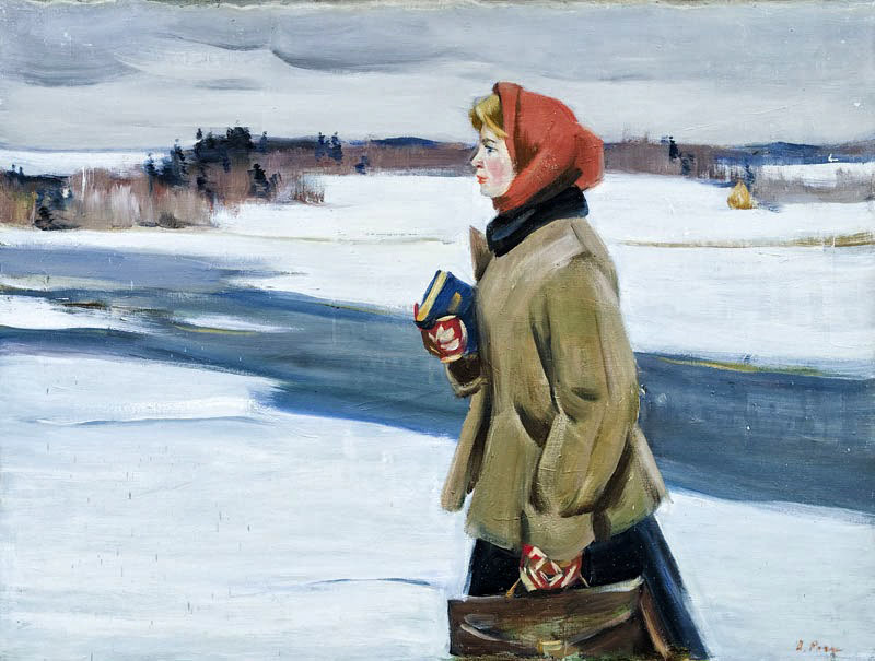 Раздрогин Игорь Александрович. Сельская учительница. 1957