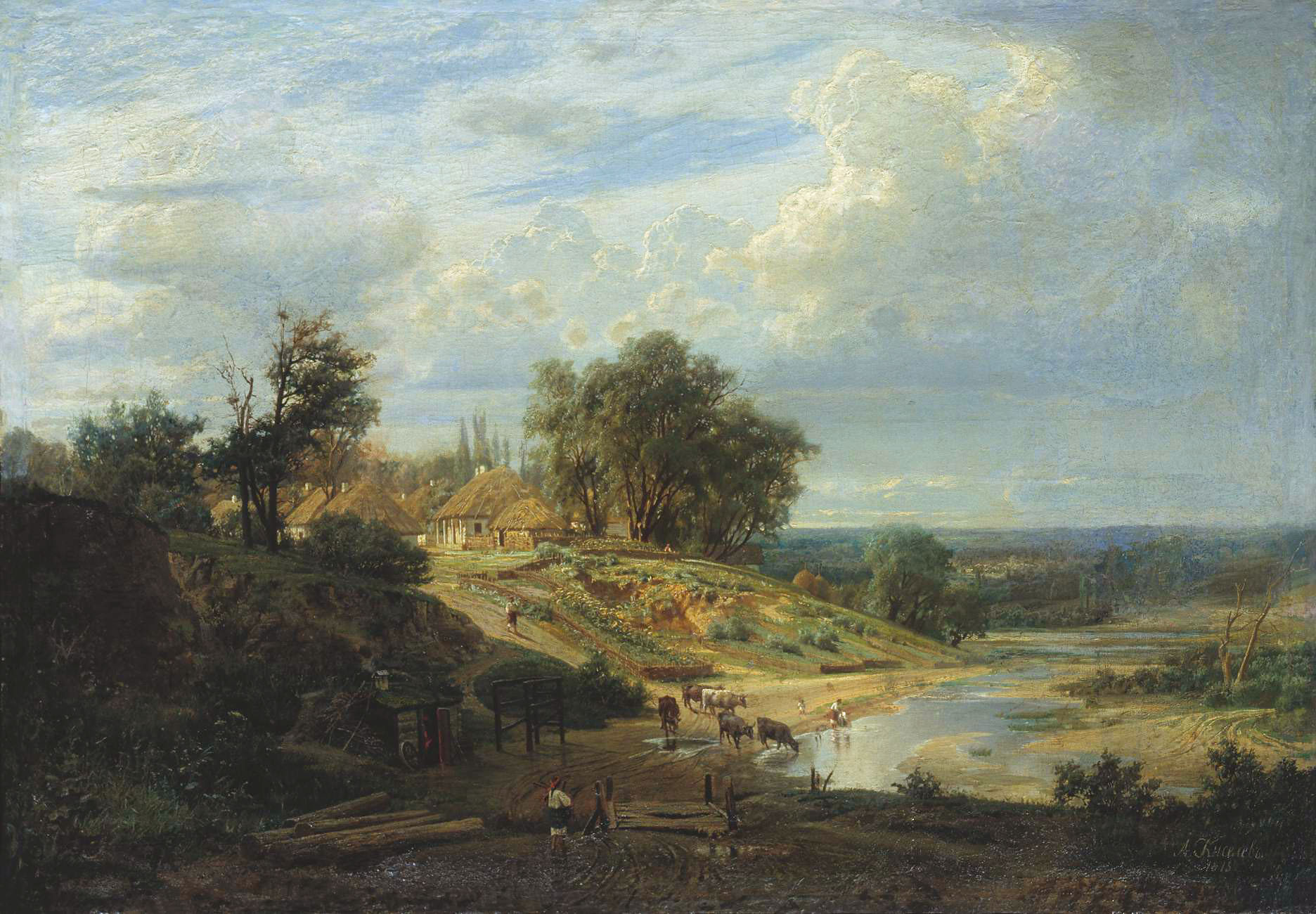 Киселёв Александр. Вид окрестностей Харькова. 1875