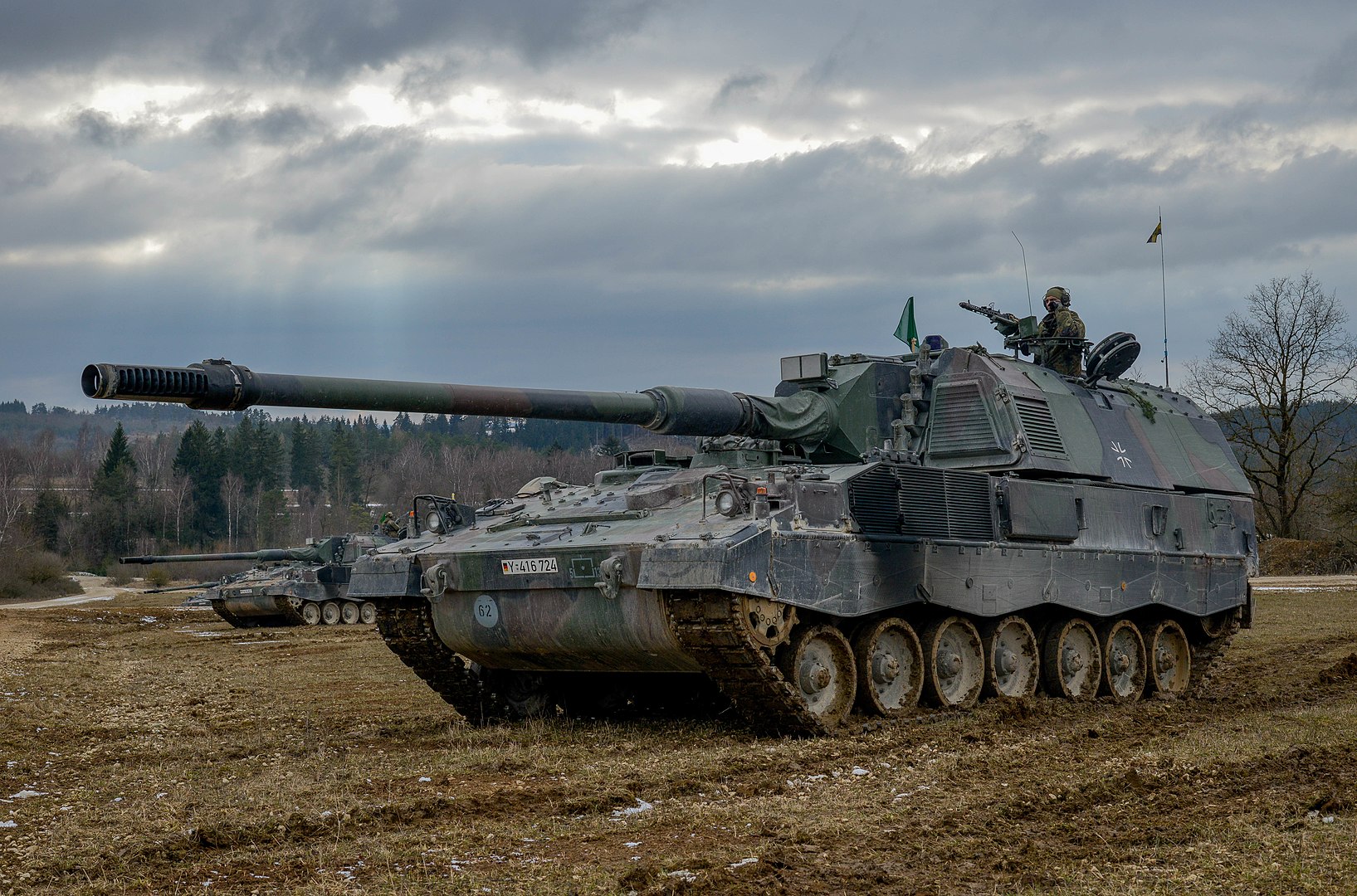 САУ PzH 2000. Германия.Бундесвер