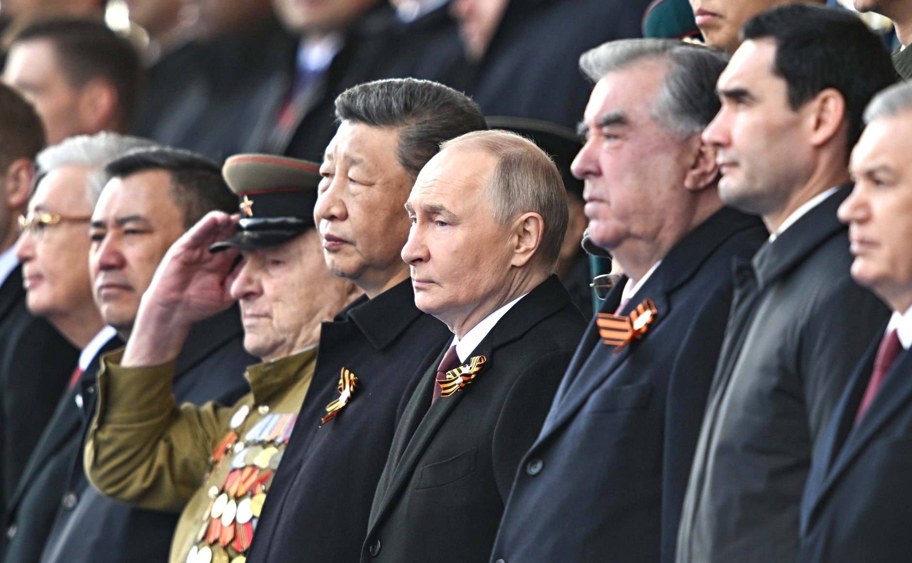 Президент РФ Владимир Путин на Параде Победы 9 мая 2025 года