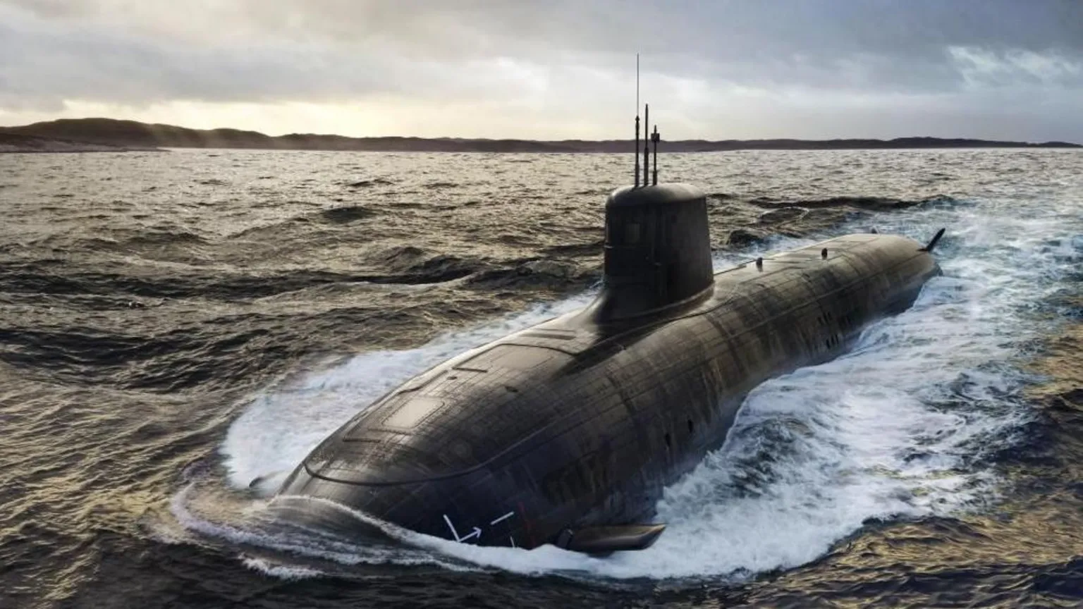 Атомная подлодка SSN-AUKUS. Концепт.