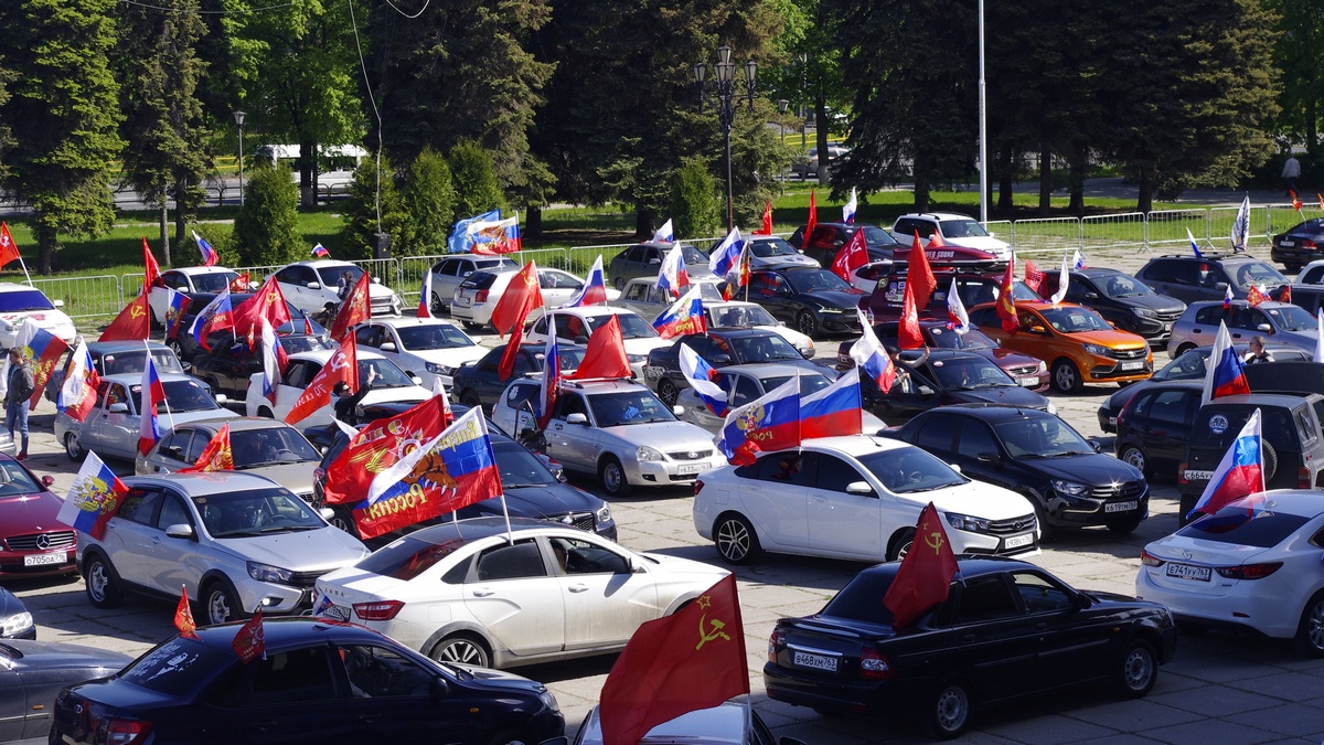 Тольятти. Сбор участников автопробега