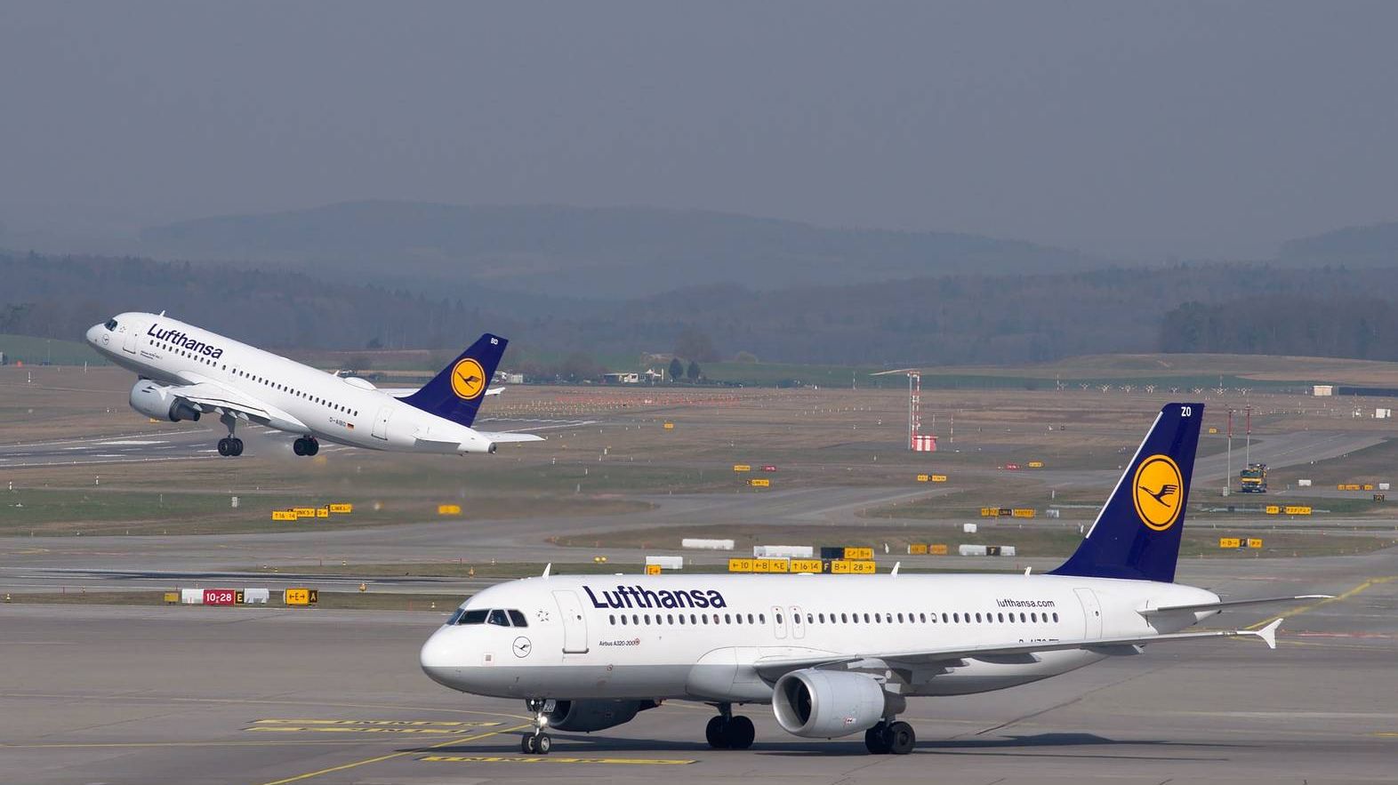 Самолет авиакомпании Lufthansa