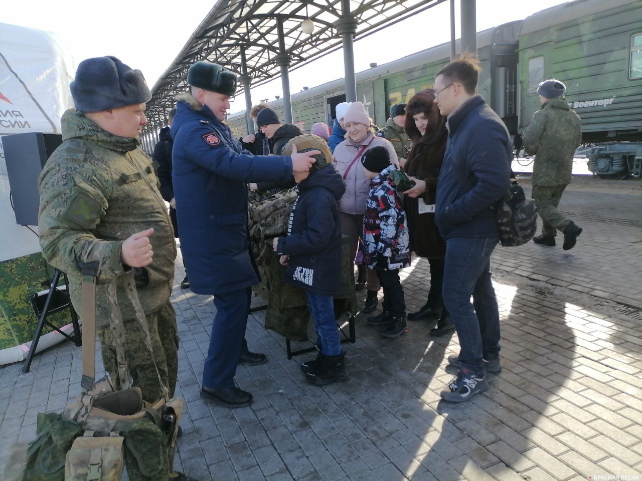 Примерка боевого защитного шлема, Тамбов, 29 февраля 2024