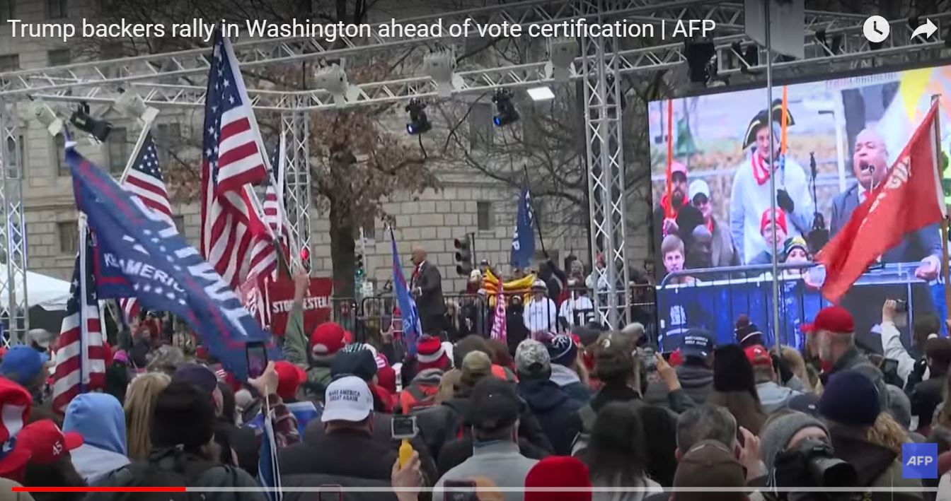 Митинг в поддержку Дональда Трампа в Вашингтоне