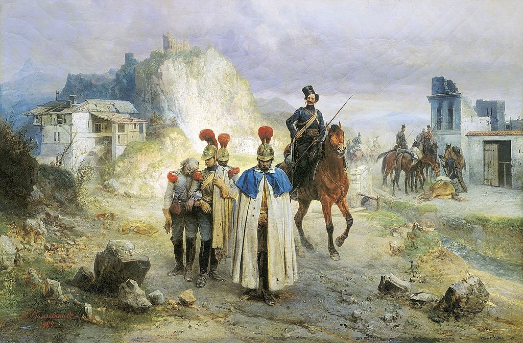 Виллевальде. Они попали в плен в 1814 году. 1885.