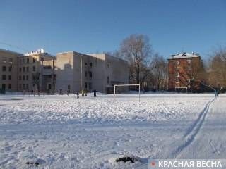 Всё, что осталось от школьного стадиона, Вологда