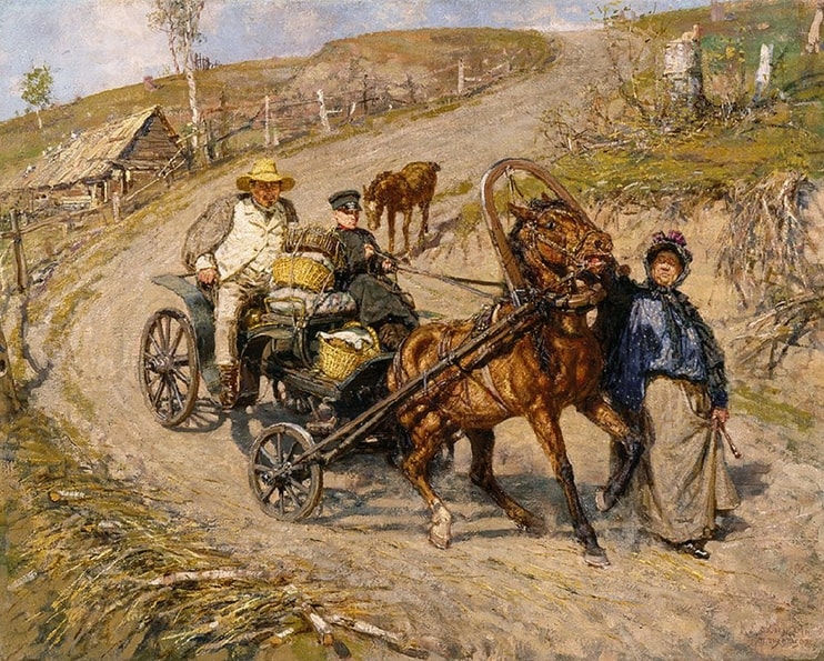 К. А. Савицкий. Крутой спуск