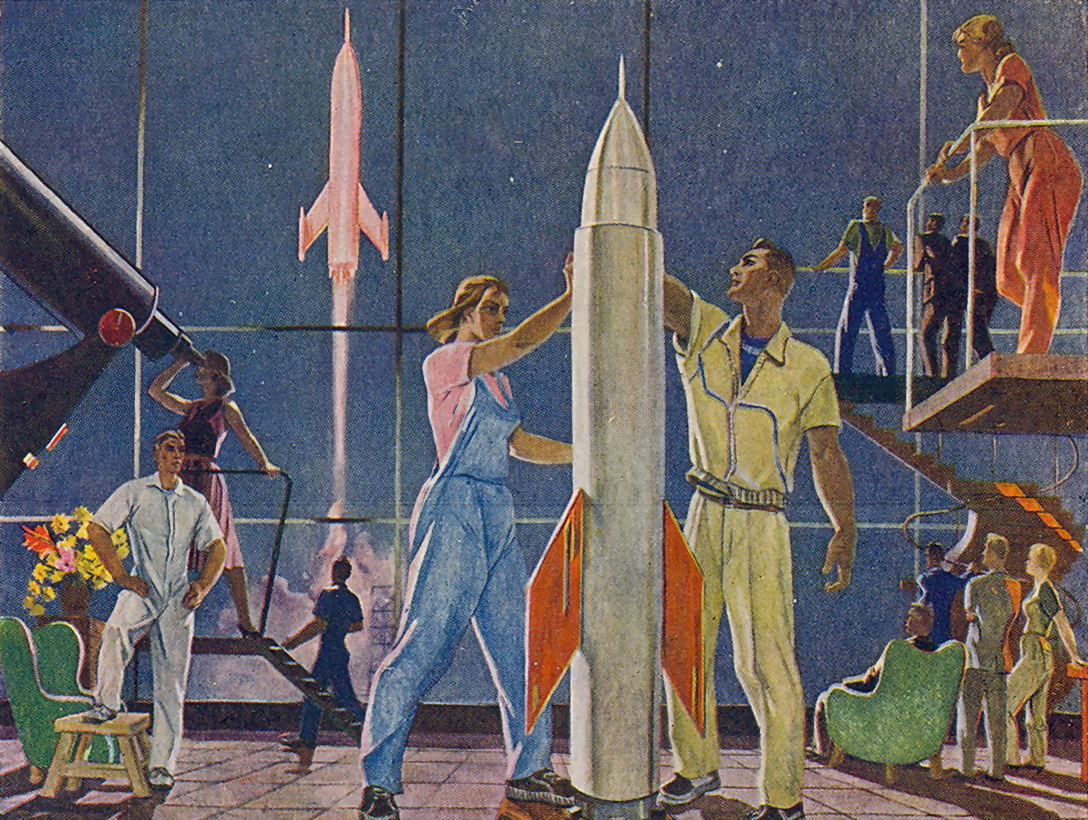 Александр Дейнека. Покорители космоса. 1961 г.