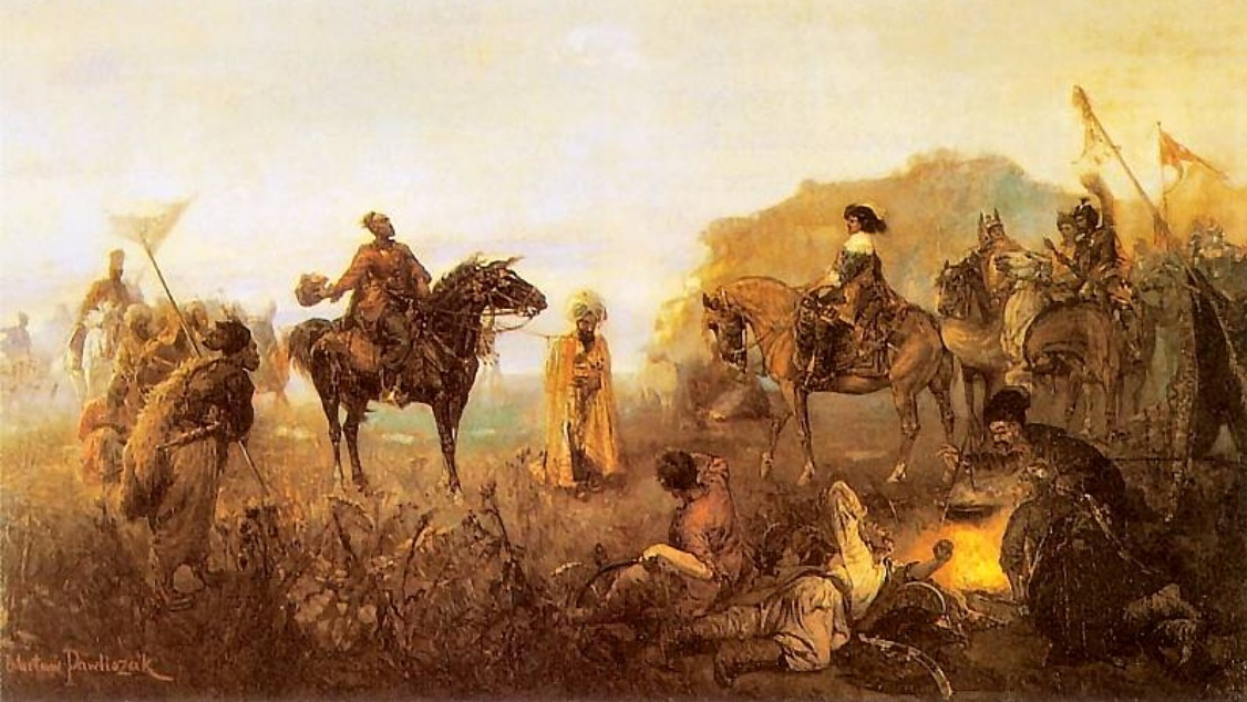 Вацлав Павлишак. Казацкий подарок. 1885 г.