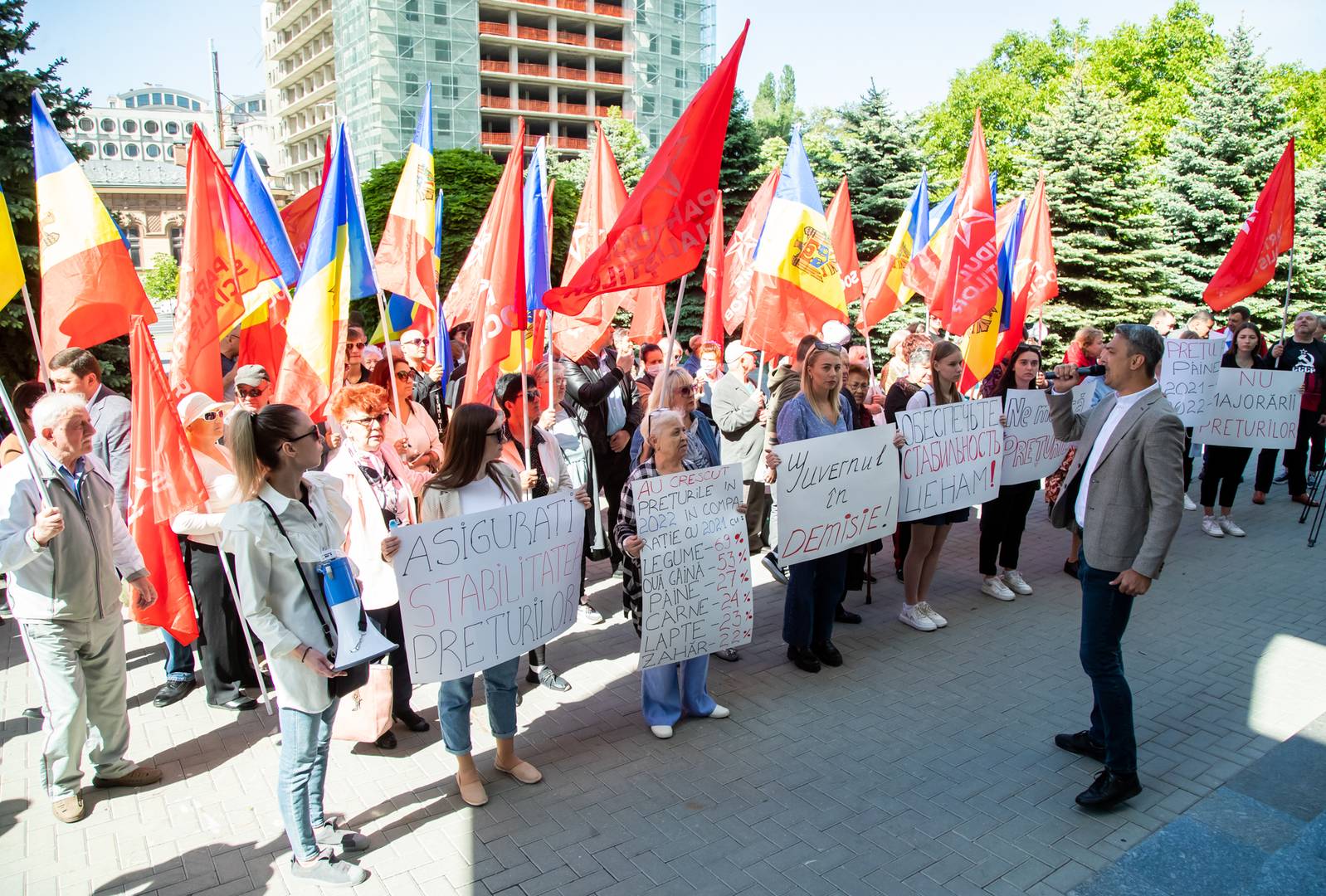 Акция протеста в Молдавии