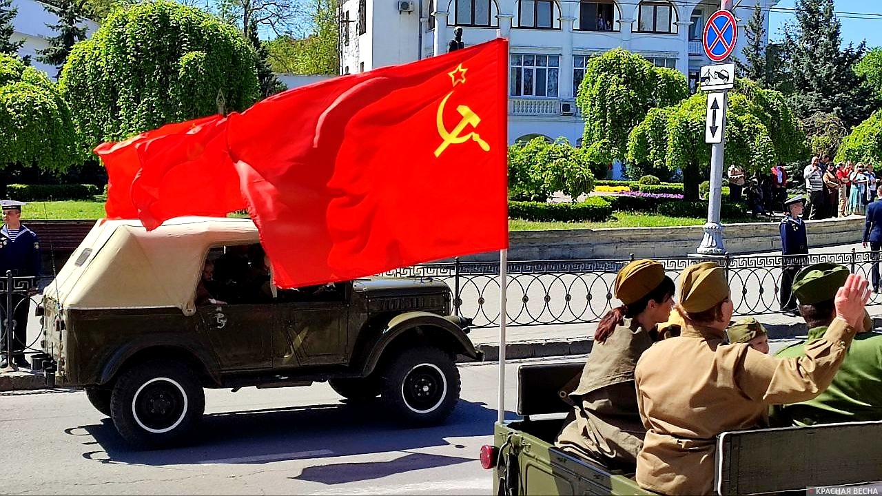 Военная техника на Параде Победы в Севастополе 