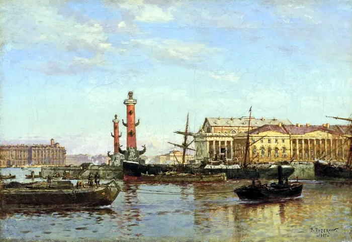 Беггров А. К. Петербург со стороны Невы. 1899