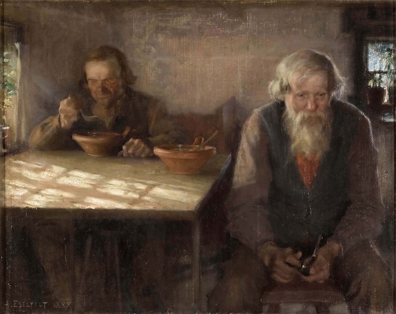 Альберт Эдельфельт. День отдыха. 1889