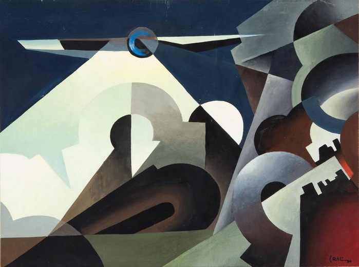 Ночная бомбардировка. Туллио Крали. 1930