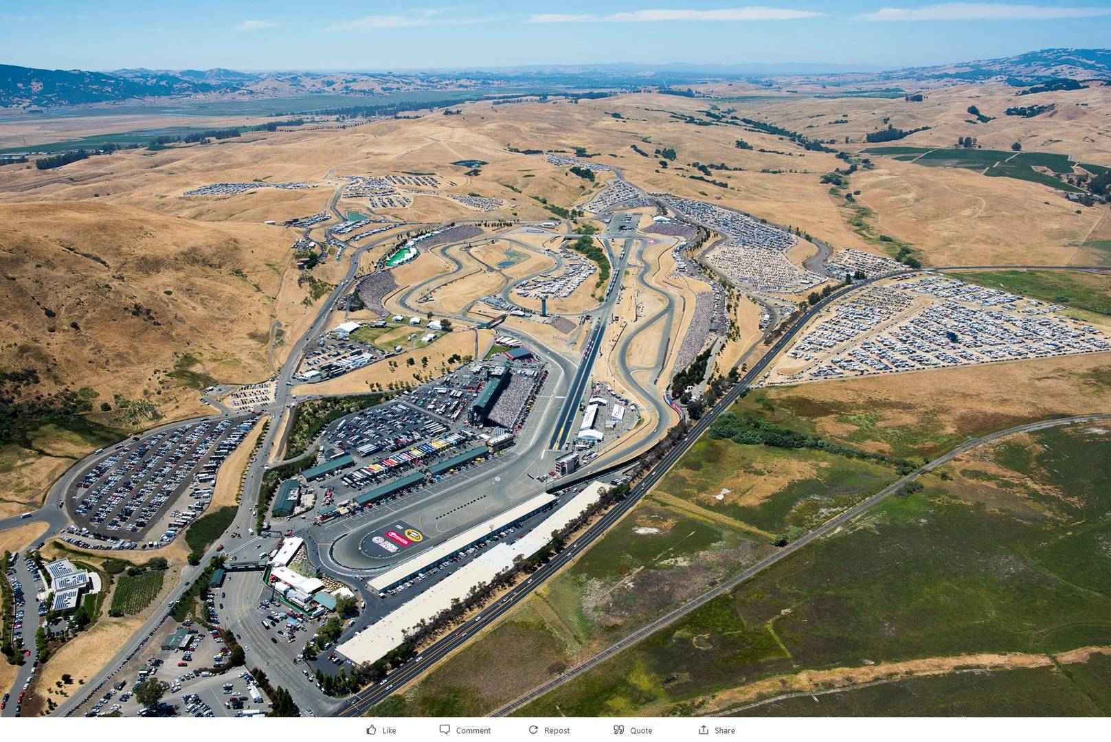 Гоночная трасса Sonoma Raceway