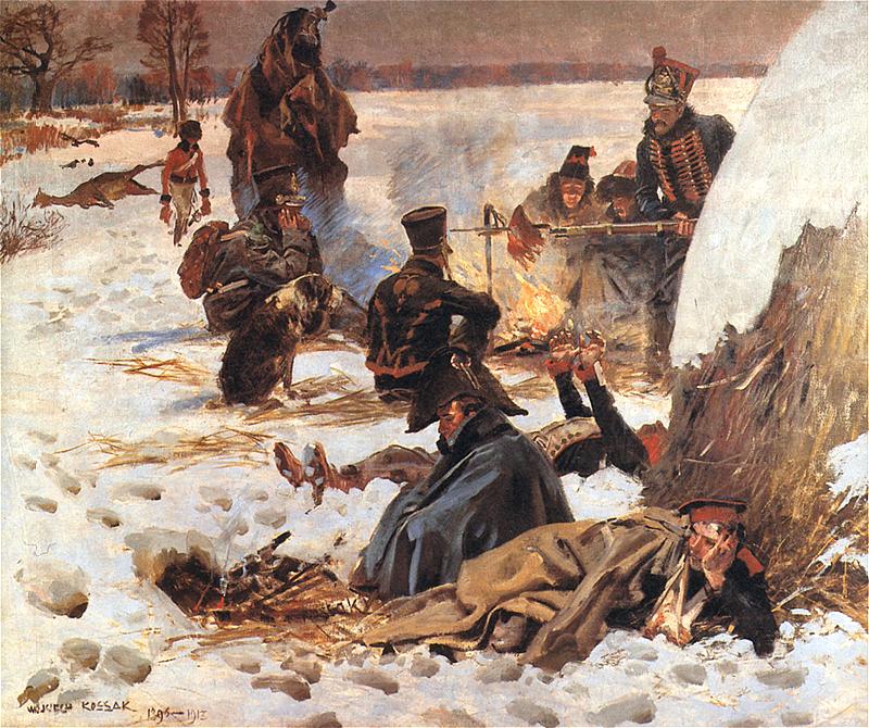 Войцех Коссак. Березина. Отступление из России в 1812 году