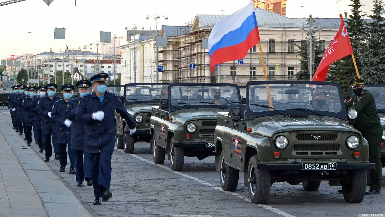 Репетиция парада Победы в Екатеринбурге