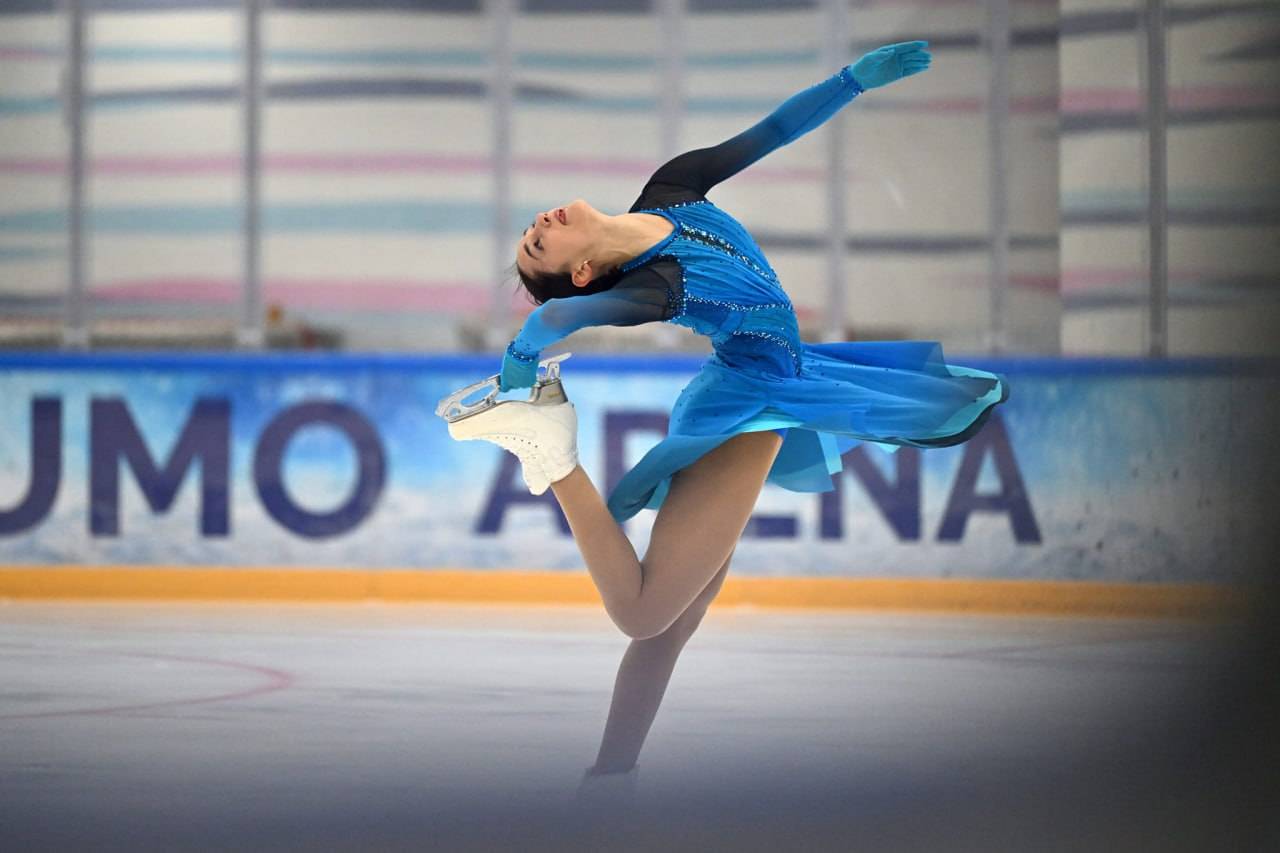 Выступление на соревнованиях среди клубов по фигурному катанию «Trophy Tashkent GSA»