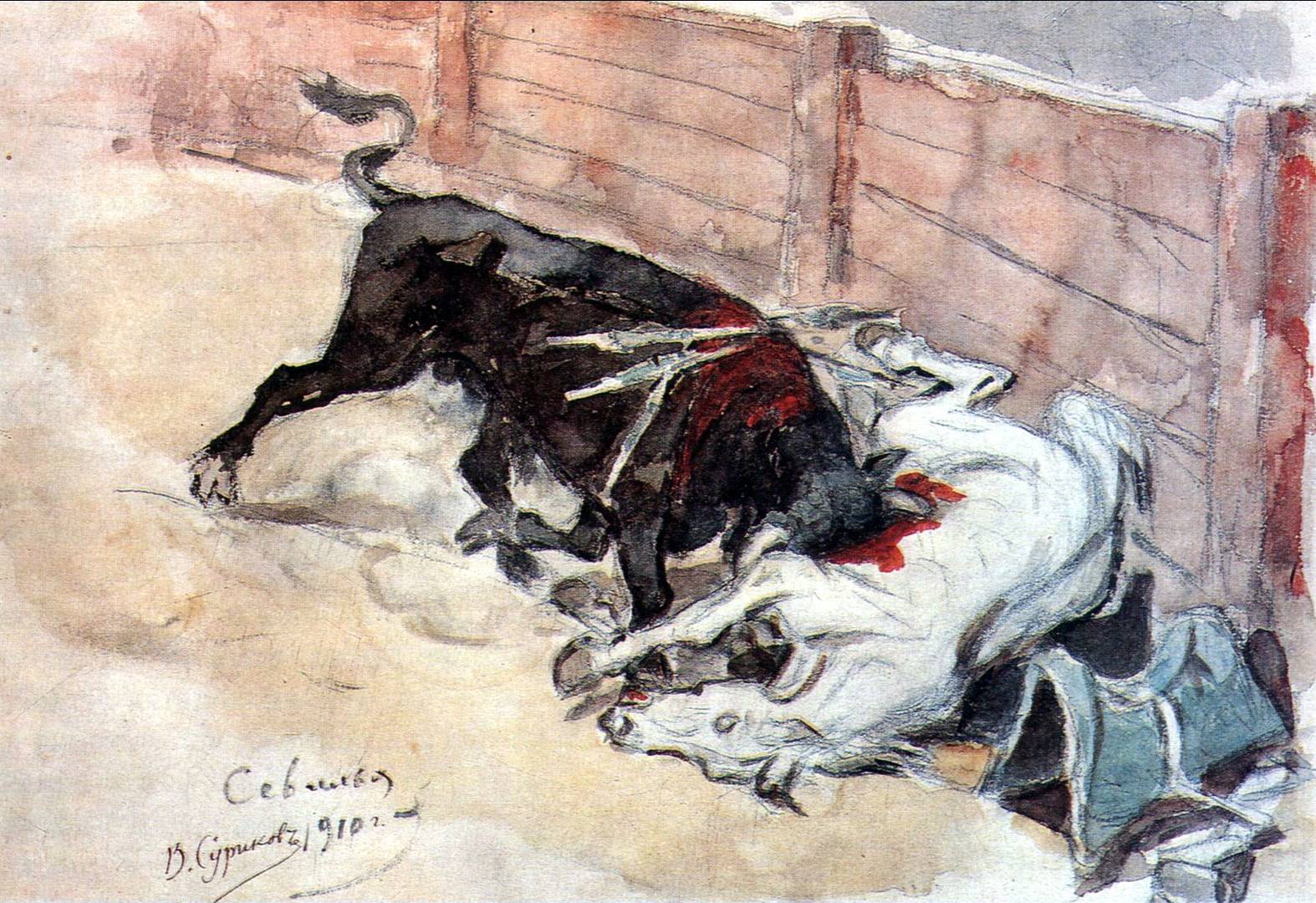 Севилья. Бой быков. 1910