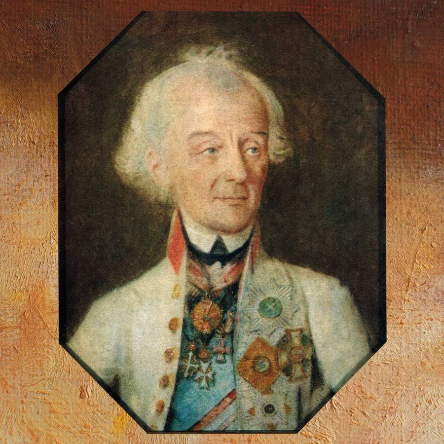 Иоганн Генрих Шмидт. Портрет полководца Александра Васильевича Суворова. 1800