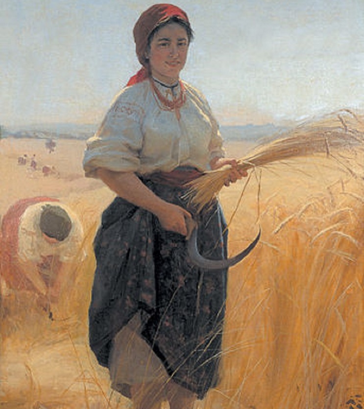 Николай Корнилович Пимоненко. Жница. Фрагмент. 1889