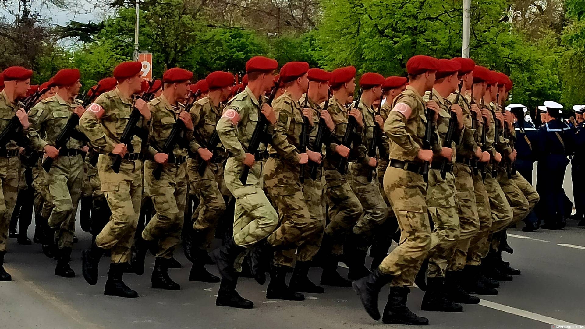 Генеральная репетиция парада Победы в Севастополе 