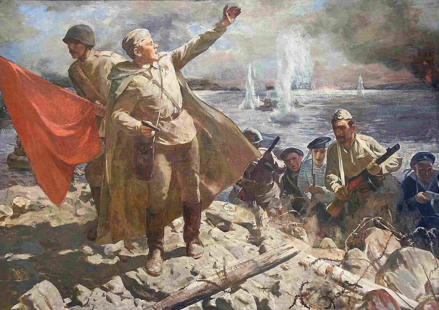 Эдурад Шрамм. В атаку.1953