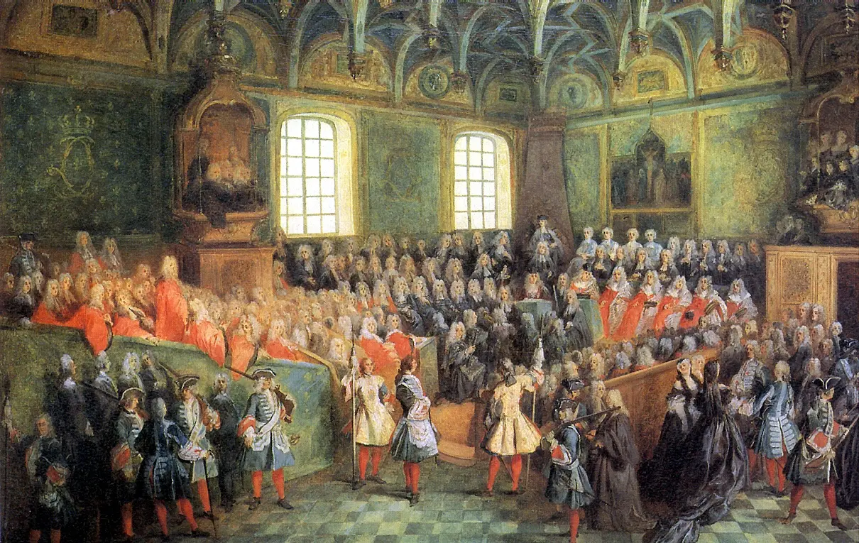 Николя Ланкре. Место Правосудия в Парижском парламенте. 1724