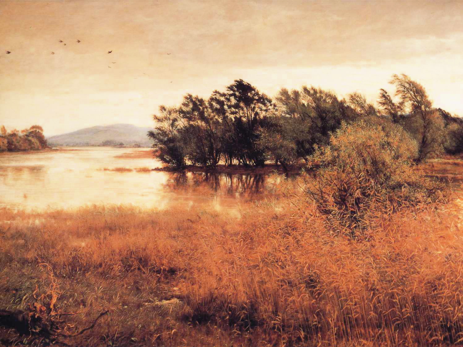 Джон Эверетт Милле. Холодный октябрь. 1870